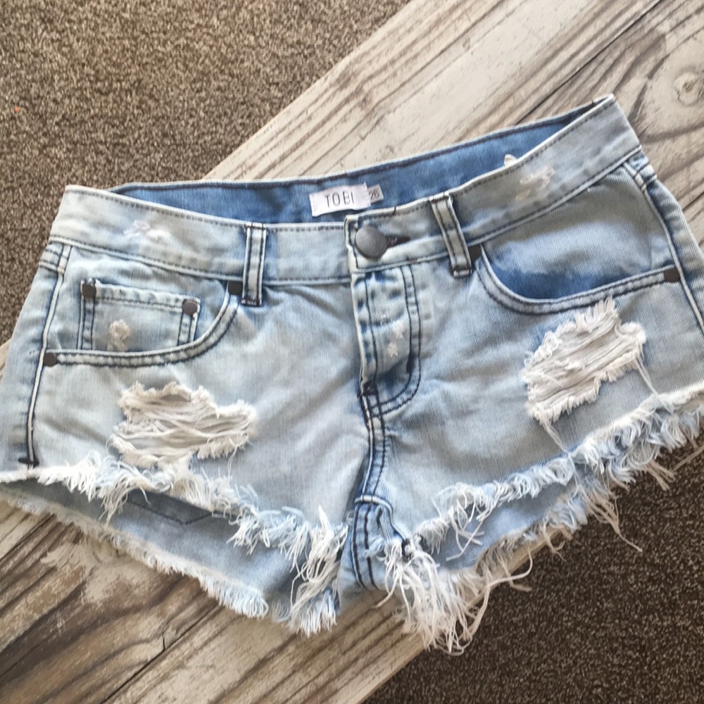 Tobi denim shorts